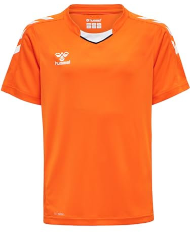 hummel Core XK Poly Trikot Kids Weiß orange, 14 (164) Kinder