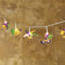 Lights4fun 12er LED Karneval Lichterkette Timer batteriebetrieben Innenbereich Karnevalsdeko