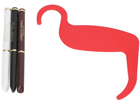 Bartfüller Stift Wasserfest, Langlebig, für Bartkonturen, Haarlinien, Spitzbart Nivellierung oder Eyeliner Nachzeichnung