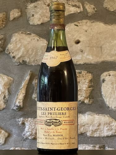 Vin rouge, Nuits St Georges, Domaine Masson, Les Pruliers 1967