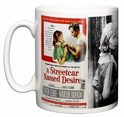 IIE, A Streetcar Named Desire Classic Hollywood Movie 1951 Stanley Stella Blanche Brando Leigh Tea Coffee 11oz Mug Gift