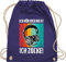 Turnbeutel Rucksack - Nerd Geschenke - Ich hör dich nicht - Ich zocke! - Headset - Unisize - Lila - geschenk zocker gamer zocken gaming stoffbeutel geek sporttasche nerds zocke sportbeutel geeks