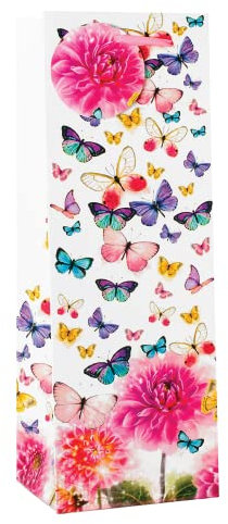 AbbeyShake bottle gift bags one size multicoloured - Pack of 6 (Butterflies)