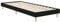 vidaXL Bettgestell Schwarz 75x190 cm Holzwerkstoff