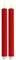 Deluxe Homeart Stabkerze 2 Stück 24 cm - Rot