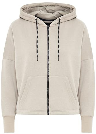 OXMO OXSanice Damen Sweatjacke Kapuzenjacke Hoodie mit Kapuze