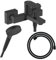Hansgrohe Pack mitigeur Bain Douche Vernis Shape + Flexible Designflex + Pommeau Vernis Blend 100 Vario Noir Mat