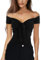 EMOTTOS Women's Y2K Crop Tops, Short Sleeve Off Shoulder Top V Neck Bowknot Slim Fit for Ladies, Sweetheart Neckline Basic T-Shirt Casual Club Party Streetwear for Spring Summer Autumn, Black L