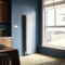 ZANOFIRA 1800 x 304 mm White Vertical Column Radiator Double Flat Panel Designer Tall Upright Radiators RAD