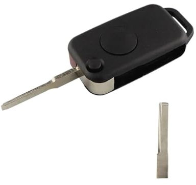 XKCMGSI Autoschlüssel Schutzhülle Für W168 W124 W202 W203 Flip Folding Ersatz Fernbedienung Auto Schlüssel Shell A C E ML C CL S SL SEL SLK E113 Schlüsselgehäuse(1 UK)