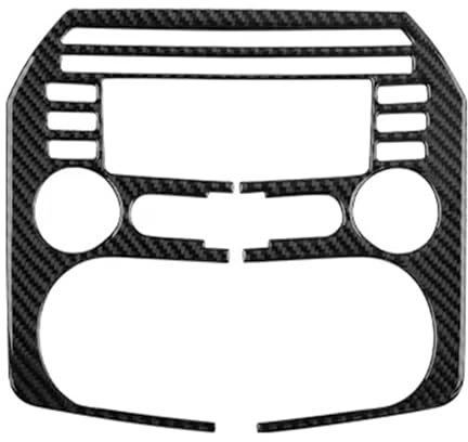 Innenzubehör Für Mazda MX-5 Für Miata NC 2009 2010 2011 2012 2013 2014 2015 Carbon Fiber Klimaanlage Cd Konsole Panel Abdeckung Trim Auto Innenraum(C Black)