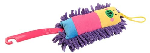 Milageto Mikrofaser-Staubwedel, Kinder-Reinigungsspielzeug, Haushalts-Staubwedel, Kinder-Rollenspielzeug für Wohnmöbel, Violett