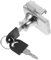 WHAMVOX Security Lock for Freezer Sliding Glass Door Ratchet Lock Stainless Steel Easy Operation Fridge Commercial Use 1 Set
