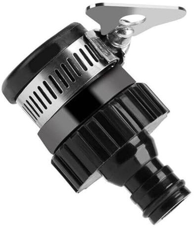 Dunnet Tools 1/2 Quick Connect Tap Connectors Kitchen Sink Adapter Garden Hose to Tap Connector Sink Hose Attachment Indoor Outdoor Universal Hosepipe Connectors for Gardening and Watering Plants