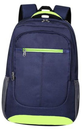 perfk Tennisbeutel Laptop Rucksack Ausrüstung Aufbewahrungstasche Rack Pack Duffel Seitentasche für Squash Badminton Wanderung Outdoor Pickleball, Dunkelblau Grün