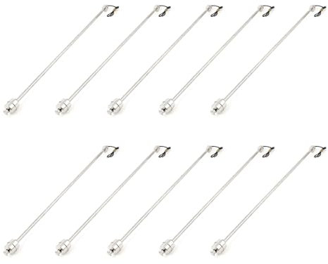 Eoslcusmvl 10pièces 50cm Interrupteur à Flotteur Vertical à Capteur de Niveau D'Eau en Acier Inoxydable