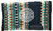 EQUIEMPRESS Sattelunterlage Western Show/Westernsatteldecke aus Neuseelandwolle, Top Wool Pad Sensor Flex (Anpassung möglich) A-407 (34 x 40)
