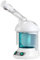 Generico Vaporizzatore Viso Professionale Nano Ionico con Ozono, Sauna Facciale a Vapore per Pulizia Profonda, Umidificatore Aromaterapia per Casa o EstetistaWhite,13 * 13 * 18cm