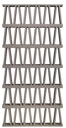 Raumteiler Trennwand, Raumteiler Aus PU, Außenprivatsphäre-Screen Für, Vielseitiger Raumteiler, Tragbar Sichtschutz, Leicht Zu Schneiden, Für Haus/Hotel/Büro(Gray)