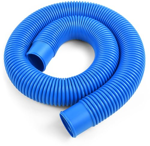 Poolschlauch 38mm 1m Schwimmbadschlauch Ersatzschlauch, Schlauch für Poolpumpe, Schlauch Pool für Poolpumpe Poolfilterschlauch für Filterpumpe, Poolpumpenschlauch Pool Zubehör für Intex Pool Skimmer