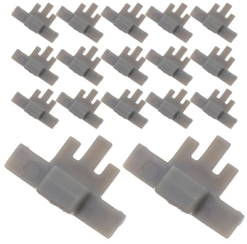 FUOYLOO Cabinet Hinge Angle Restrictor Plastic Clips 50Pcs for Kitchen Soft Close Door Hinge Stopper Accessories Easy Installation
