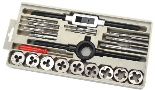 C.K T4032 Coffret de tarauds et filières Métriques 21 pièces Argent