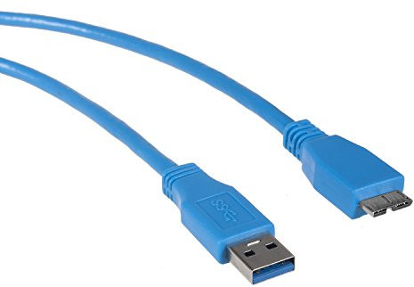 Maclean Cavo USB 3.0 AM-microBM presa-spina da 0.5m e 1,5m (0,5 m)