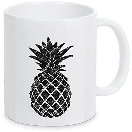 artboxONE Tasse Marble Pineapple von Orara Studio - Kaffeetasse Natur