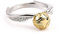 Harry Potter Anello in metallo dorato, misura M, di colore argento/oro, in confezione regalo