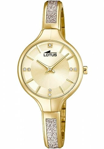 Lotus Damen Armbanduhr Vergoldet 28mm