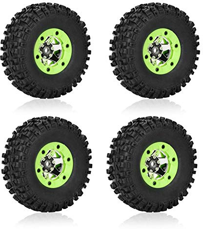 RC-Autoreifen, 1:12 RC-Autoreifen für RC-Modelle, 2X Linker Reifen + 2X Rechter Reifen Zubehör für Modelleer, Sammler und DIY-Werkzeuge