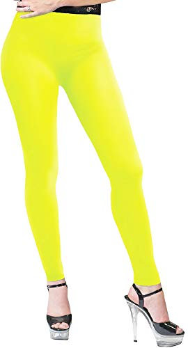 Das Kostümland Neon Leggings - Fluo Gelb