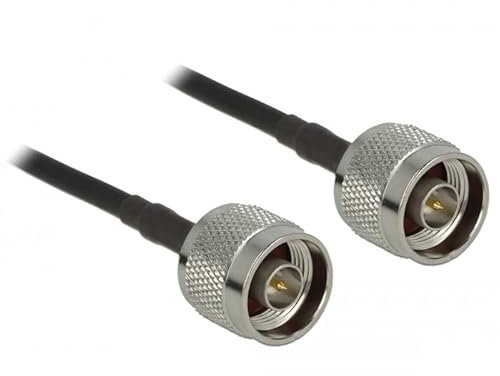 DELOCK Antennenkabel N Stecker zu N Stecker LMR195 10m low loss