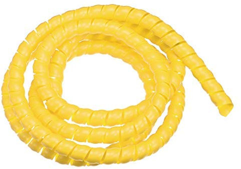 N/A Flexible Spiralschlauch, Spiralbindung, 16 mm x 19 mm, Länge gelb