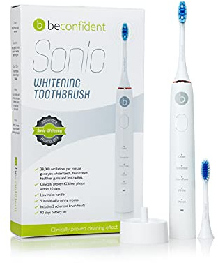 Beconfident Sonic Electric Whitening Toothbrush white/rose gold.