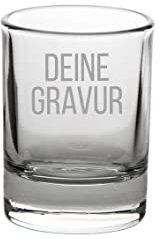 Schnapsglas GALA mit persönlicher Gravur | Shotglas mit Gravur | Graviertes Pinnchen