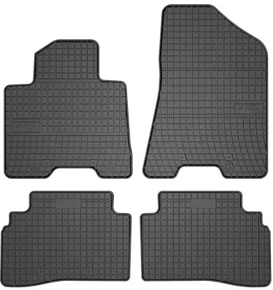OMAC Gummi Fußmatten kompatibel mit Kia Sportage Lift 2018-2021 Automatten Gummi Schwarz 4X