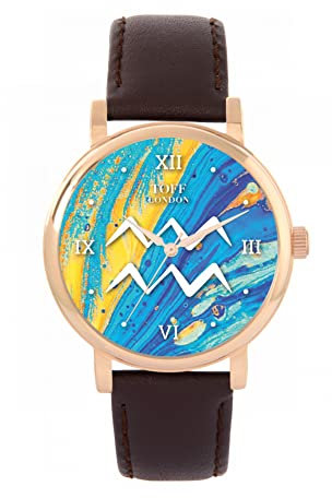 Toff London Sternzeichen-Wassermann-Uhr