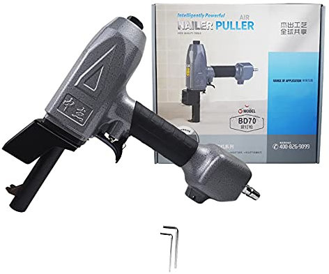 LeTkingok BD70 Pneumatic Nail Puller Wood 1.7-3.5MM Nail Air Remover 0.45-0.75Mpa