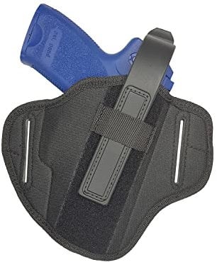 5-56.de AK03 Nylon Gürtel Holster für Heckler & Koch P10 H&K USP Compact schwarz