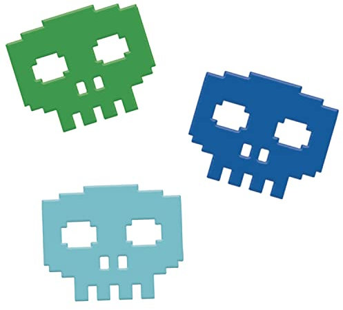 Unique 25233 - Großes Papierkonfetti – 57 g – Gamer-Geburtstagsparty – 1 Stück (1 Packung)