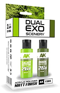 AK-Interactive Set für helle Vegetation und dunkle Vegetation, 2 x 60 ml