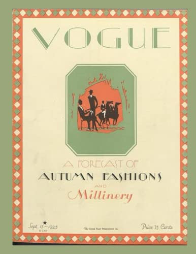 Notebook - Lined - 8.5x11 in - 120 pgs - Vintage Vogue Cover: Notebook, Journal, Diary, Composition Book, Planner | Vintage Vogue Cover