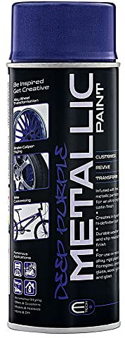 BITS4REASONS E-TECH NEW FORMULA METALLIC PAINT AUTOMOTIVE, BIKES, SCOOTERS, MODELS, HOBBIES HOME & DIY DEEP PURPLE - HEAT RATED UP TO 180°C