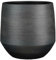 Mica Decorations Evora Pot de fleurs - 37x37x34 cm - Terre cuite - Noir