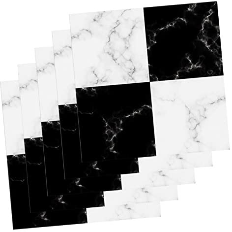 OATIPHO Adesivi Per Piastrelle Da Pavimento in Autoadesivi Per Cucina e Bagno Facili Da Applicare e Rimovibili 30cm x 30cm Decorazione Per Soggiorno e Ingresso