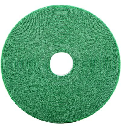 Plant Ties Garden Tape, Reusable Plan Straps, Nylon Plant Tape Strap Gardening Tips for Climbing Plants, Plant Twist Tie Plant Support for Plants Gardening (50ft, Green)