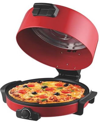 RIDAEX Multifunktionale Haushalts-Pizzamaschine, Antihaft-Backform, doppelseitige Heizung, 40 cm Durchmesser, große Kapazität