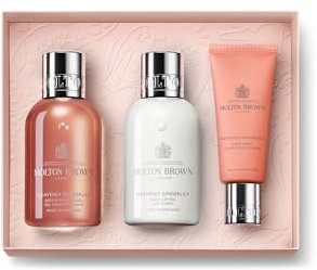 Molton Brown Heavenly Gingerlily Travel Body & Hand Care Collection Mothers Day Gifts Set