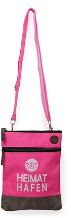 SCHIETWETTER Accessoire Crossbag Heimathafen, kleine Umhängetasche, Handtasche, Schultertasche, stylisch, maritim, wasserabweisend pink OS